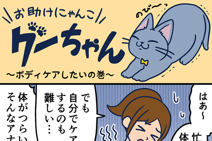 お助けにゃんこグーちゃんvol.2～ボディケアしたいの巻～