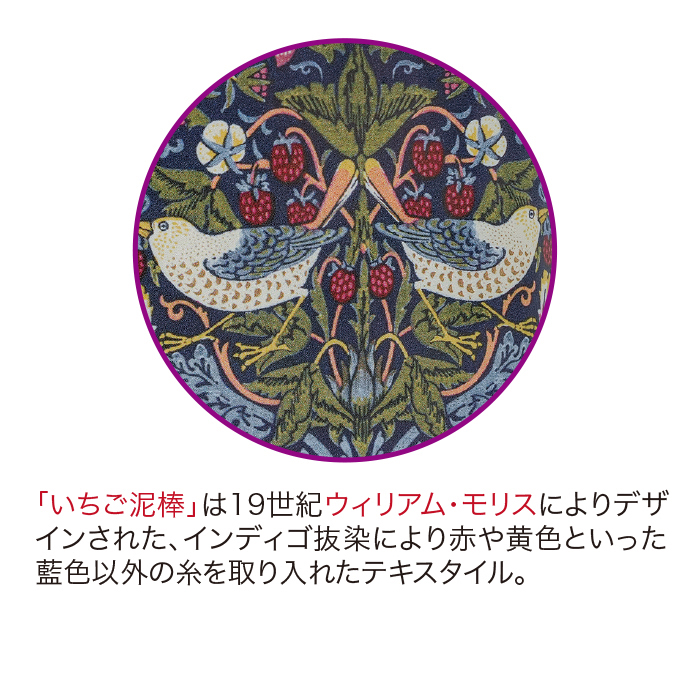 モリスワールドコレクション ミラー付コスメボックス
