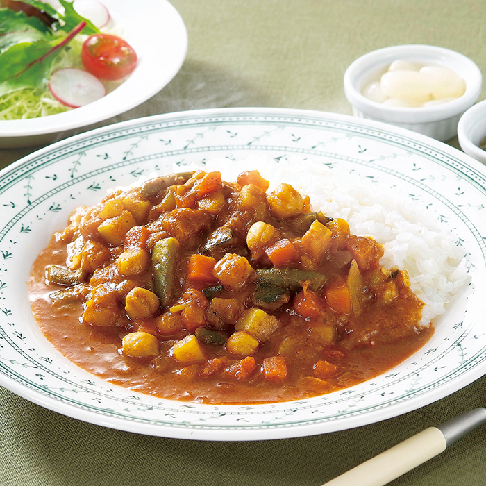 プチカレー【彩り野菜と豆】