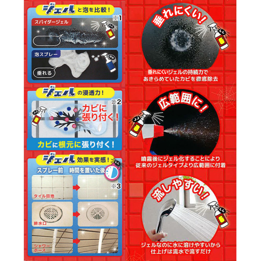 カビ取り剤  スパイダージェル