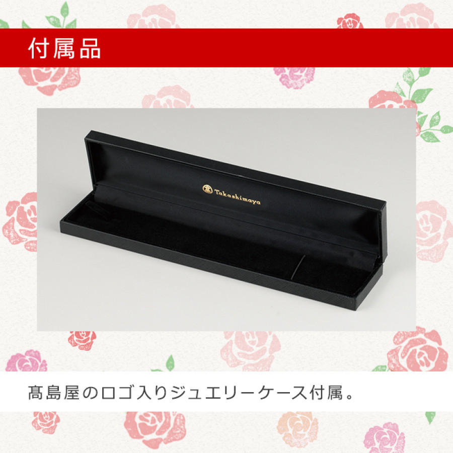 髙島屋 pt0.4ctダイヤモンドペンダント(42cm)