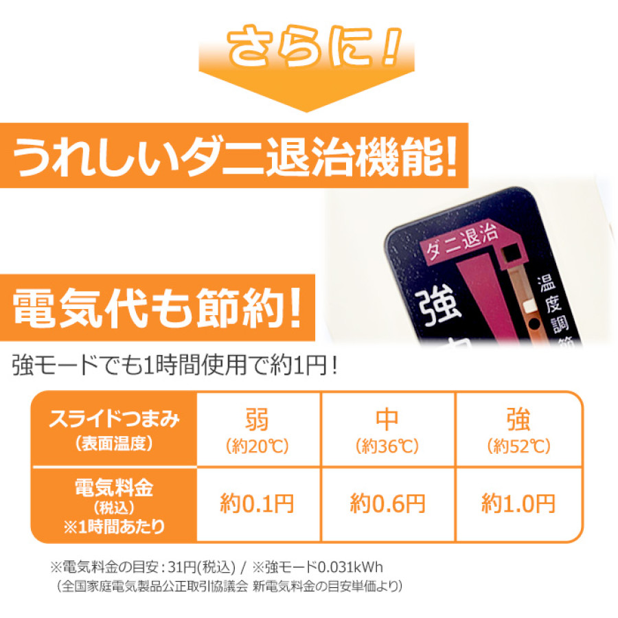 洗える電気ブランケット