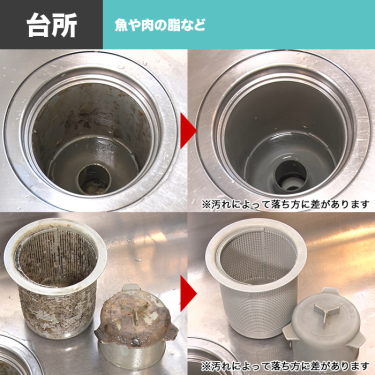 業務用カビ・ヌメリクリーナー【排水口キレイ プラス】 大容量