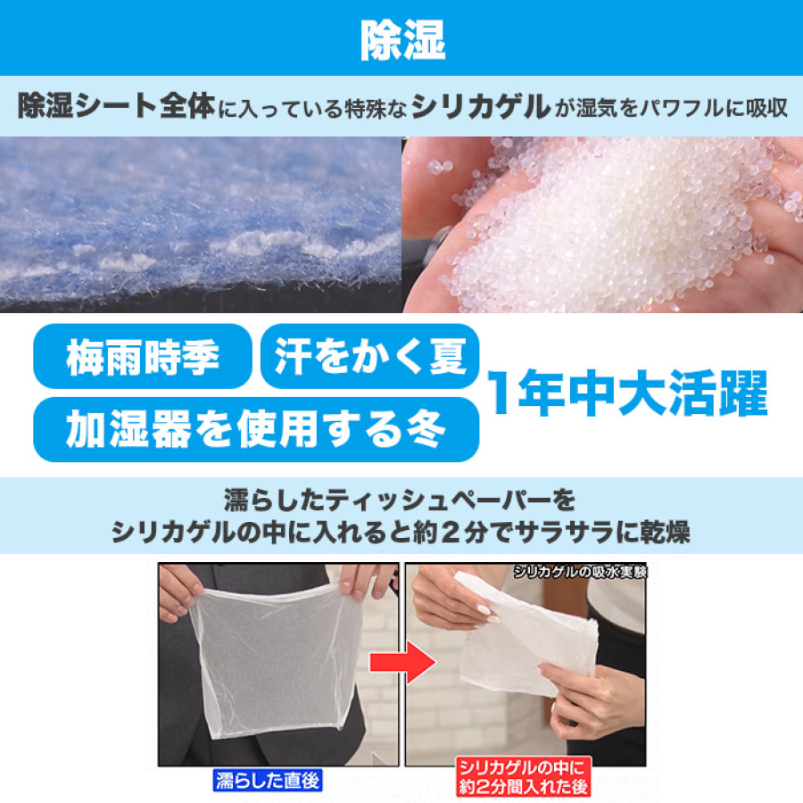 モリリン 洗える除湿シートセット セミダブル