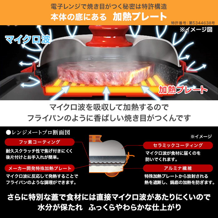 電子レンジ専用調理器 レンジメート プロ