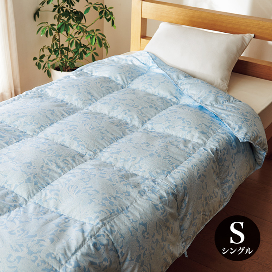 フランス産洗える高級羽毛肌掛け布団特別セット シングル