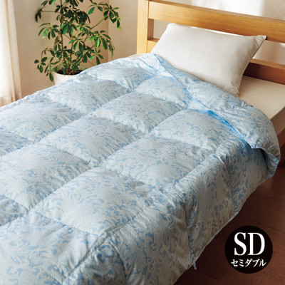 フランス産洗える高級羽毛肌掛け布団特別セット セミダブル