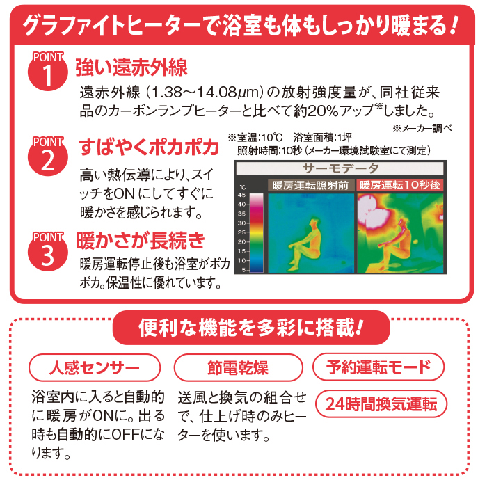 浴室換気乾燥暖房機(天井取付)