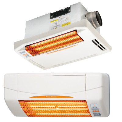 浴室換気乾燥暖房機(天井)+涼風暖房機(脱衣室・トイレ用セット)