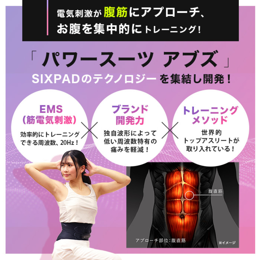 シックスパッド パワースーツ アブズ