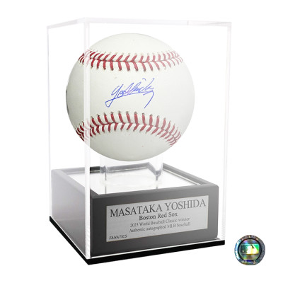 「吉田正尚」直筆サイン入り MLB公式ボール ディスプレイケース入り