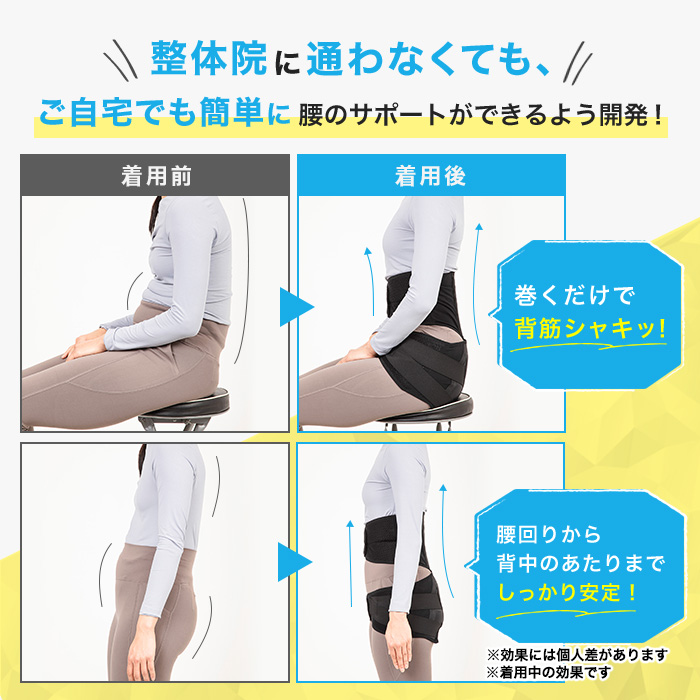 骨盤先生の楽ちん腰ベルト ダブル