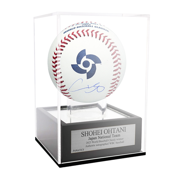 「大谷翔平」直筆サイン入り WBC公式ボール ディスプレイケース入り