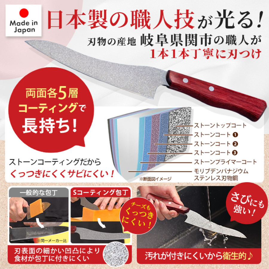 城咲仁のSコーティング包丁