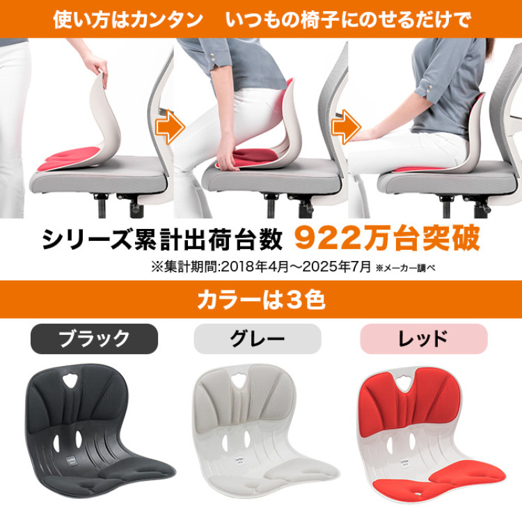 腰ラクサポート カーブルチェア ワイド