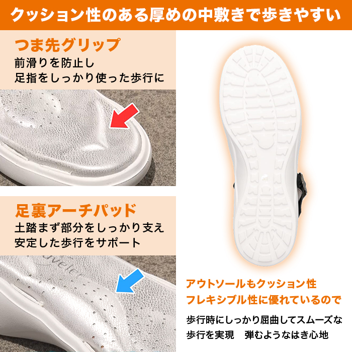 マドラス社製 ゆったりフィットサンダル サマープレミアム