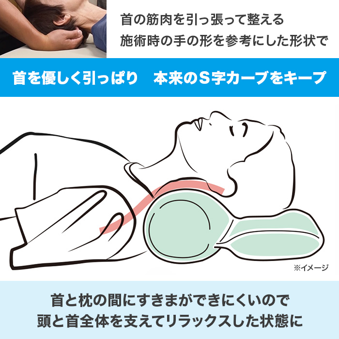 頭をクールに整体 ネックグッドピロー 2個セット