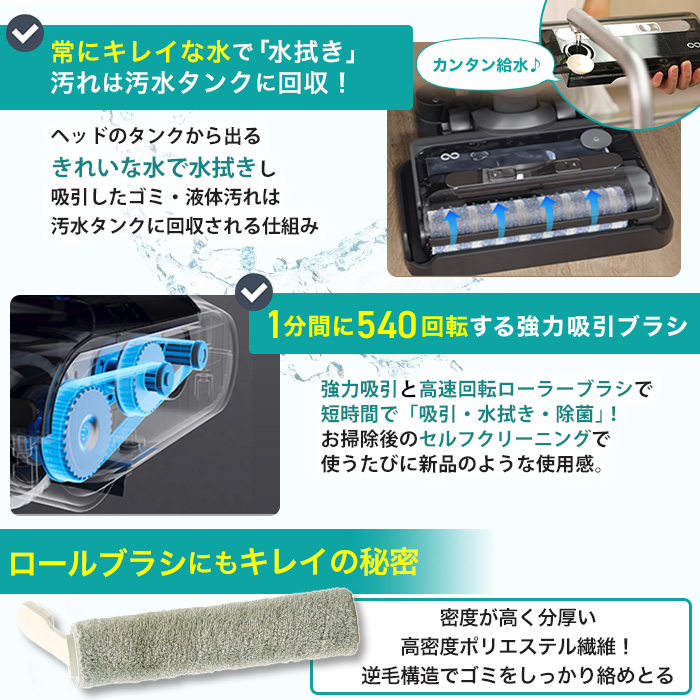 水拭き掃除機 アクアエックス