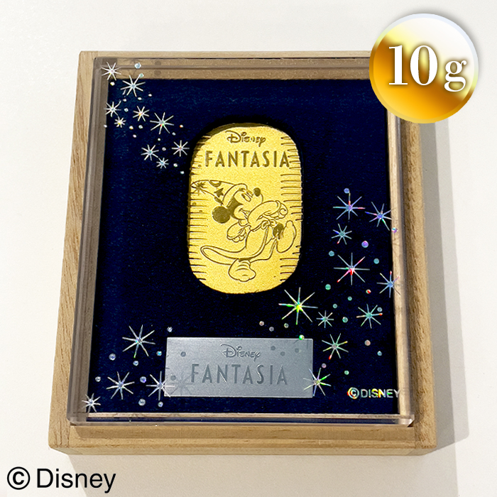 ディズニー 『ファンタジア』 ミッキー純金小判 10g