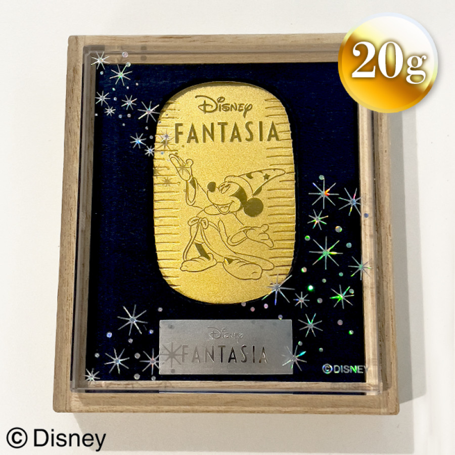 ディズニー 『ファンタジア』 ミッキー純金小判 20g