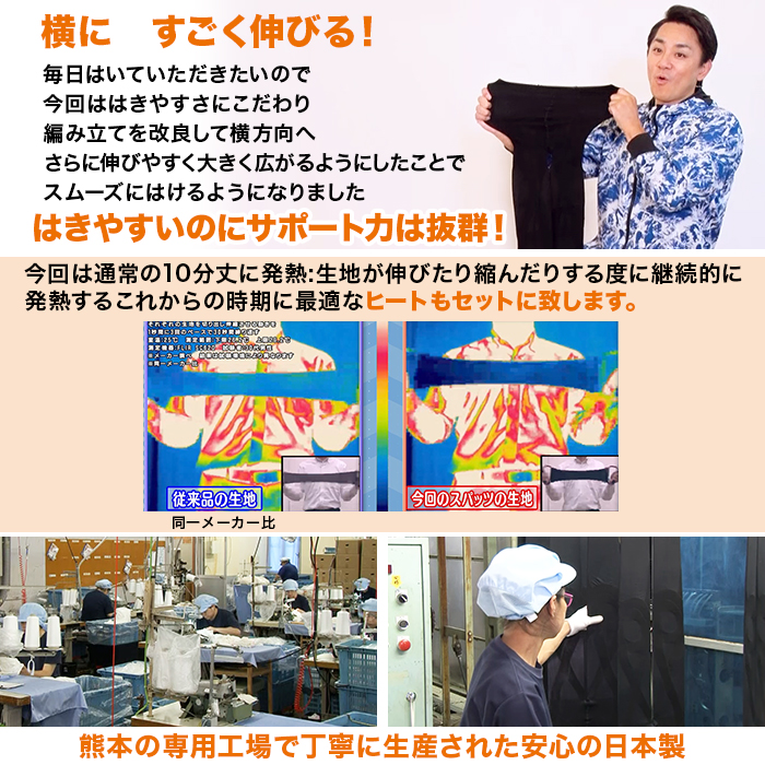 らくらくテーピングスパッツ ロコアップ3枚セット(10分&times;2枚・ヒート&times;1枚)