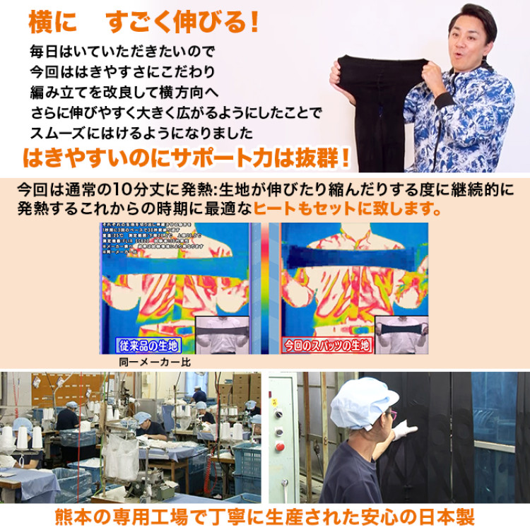 らくらくテーピングスパッツ ロコアップ3枚セット(10分&times;2枚・ヒート&times;1枚)