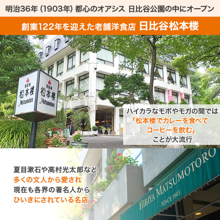 日比谷松本楼 ハイカラビーフカレー＆ハンバーグセット