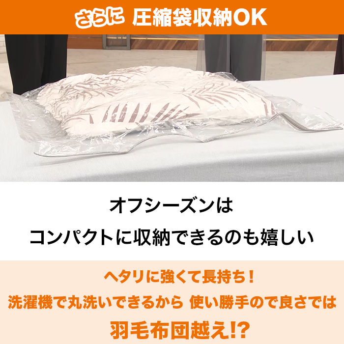 テイジン マイクロフラッフィー掛け布団  ダブル