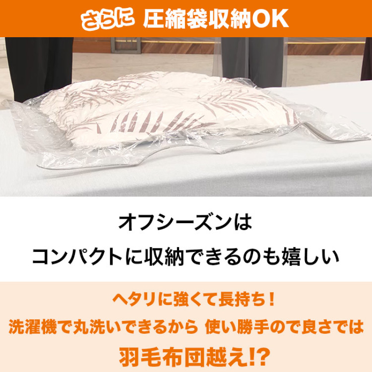 テイジン マイクロフラッフィー掛け布団  ダブル