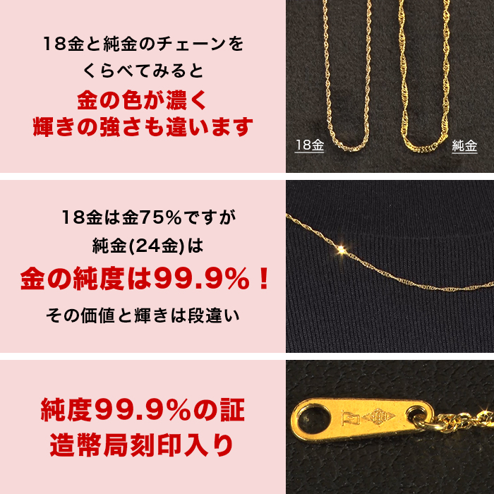 髙島屋純金0.9ctダイヤモンドペンダント