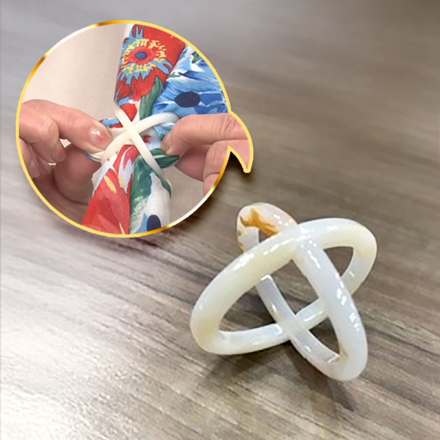 クロス スカーフリング(L)