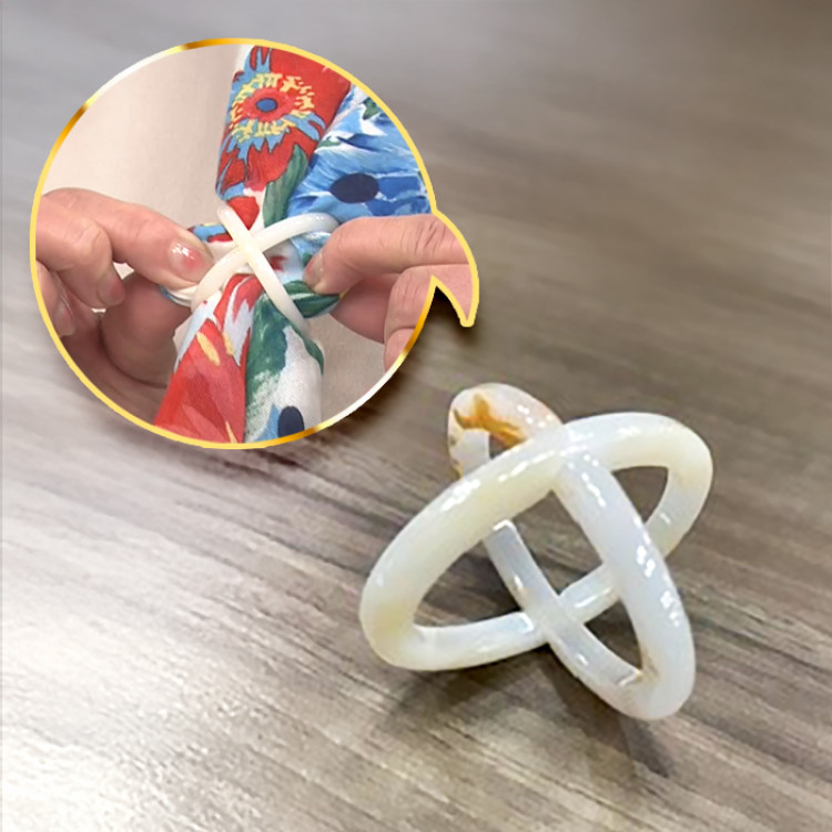 クロス スカーフリング(L)