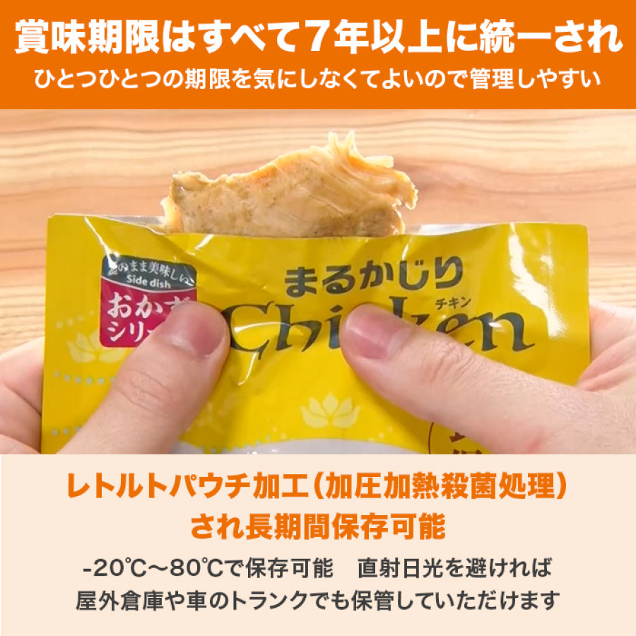 すぐ食べられて おいしい！7年保存防災食3日分セット