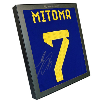 三笘薫 直筆サイン入り日本代表2022ホームユニフォーム