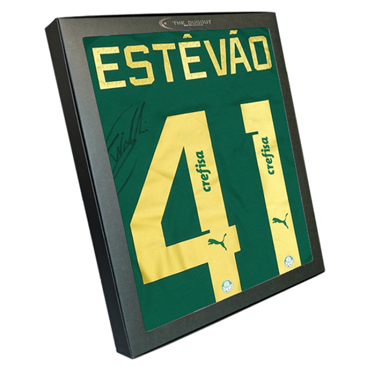 エステバン直筆サイン入りパルメイラス2024ホームユニフォーム