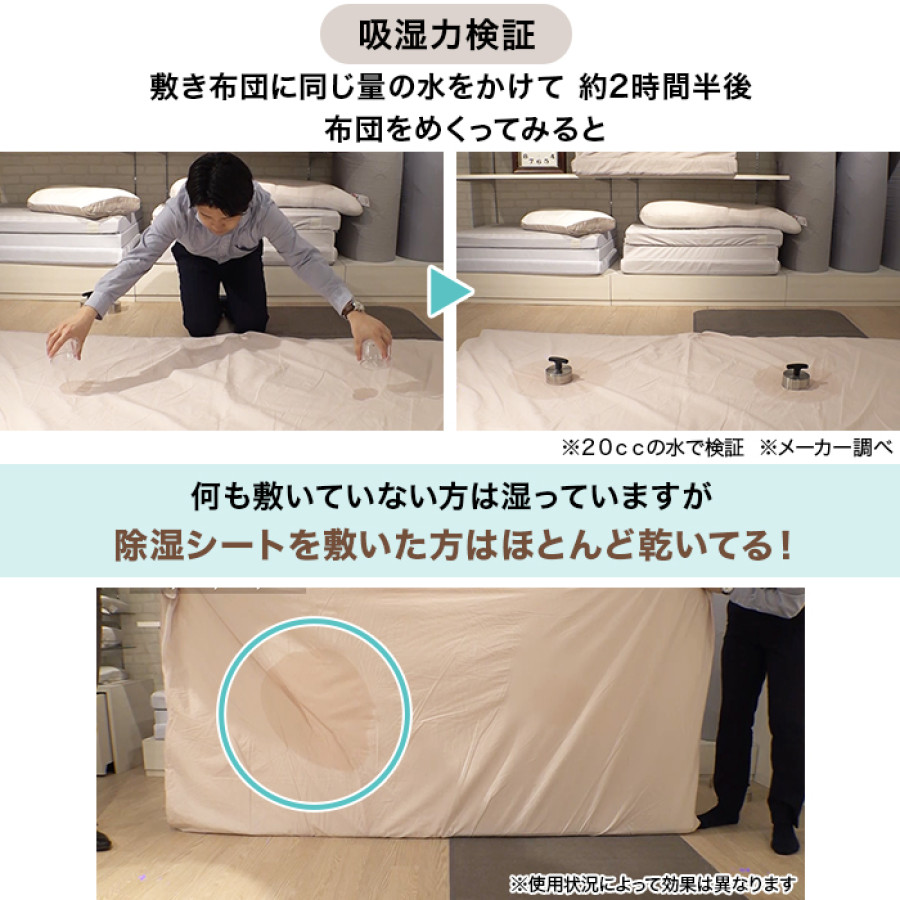 西川(nishikawa) 竹炭配合サラッと除湿シートセット シングル