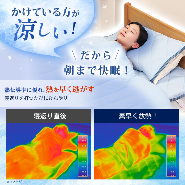 西川(nishikawa) ひんやり涼感寝具 ドリーミングアイス ケット  シングル