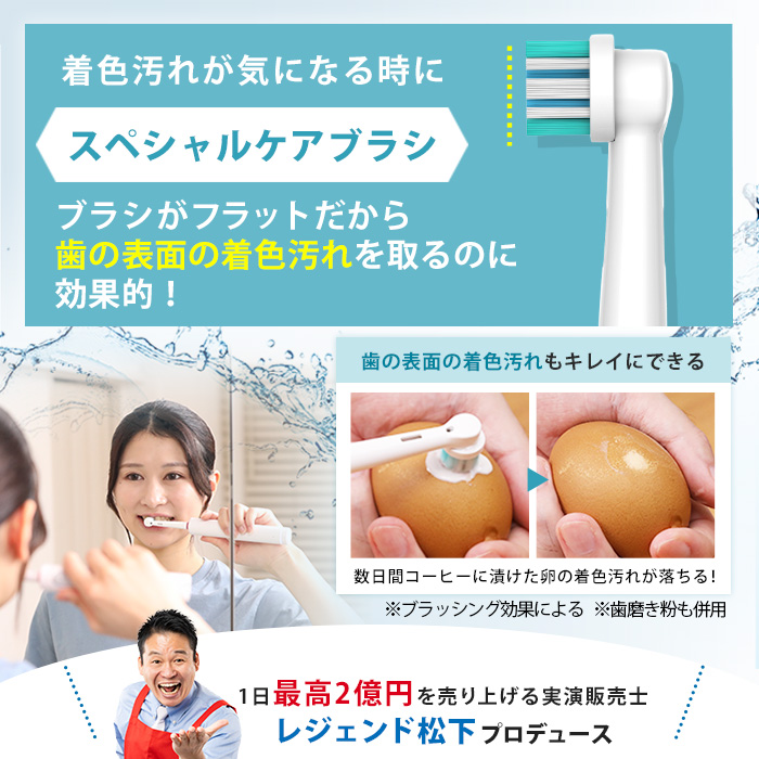 ラウンブラッシュLE専用 スペシャルケアブラシ2本組