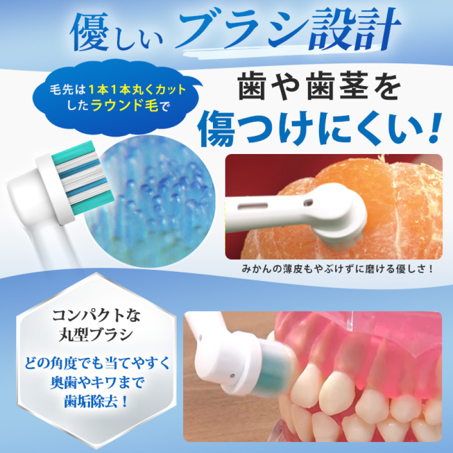 ラウンブラッシュLE専用 スペシャルケアブラシ2本組