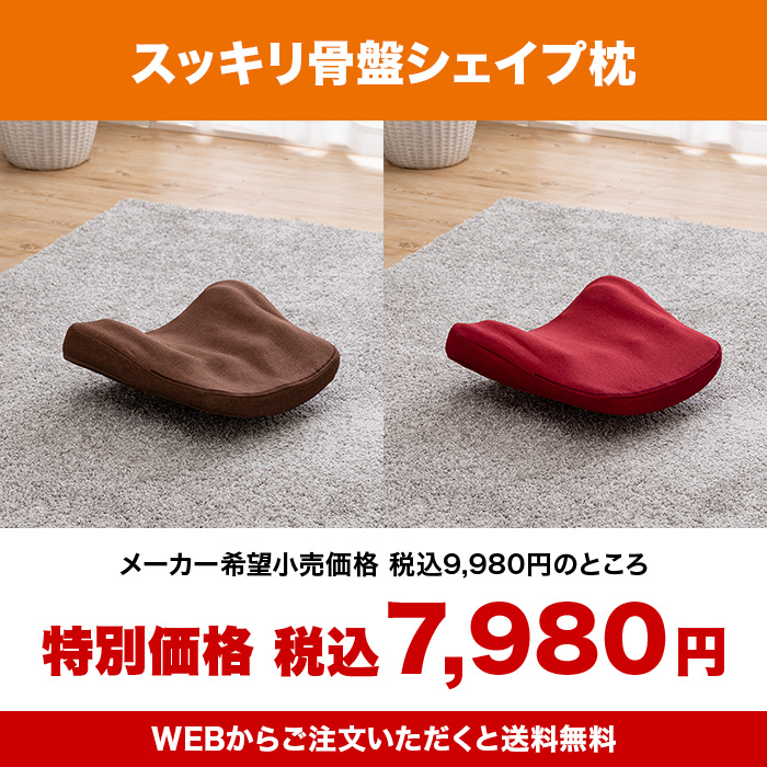 スッキリ骨盤シェイプ枕