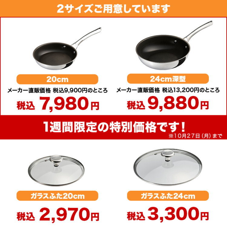 コレール フライパン20cm