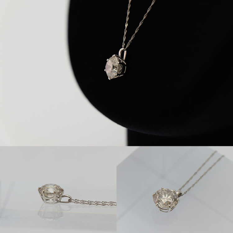 大丸松坂屋外商部 プラチナ2.0ctダイヤモンドペンダントセット