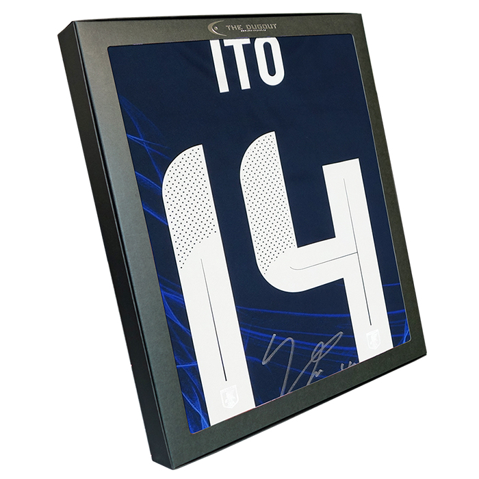 伊東純也 直筆サイン入り日本代表2024ホームユニフォーム