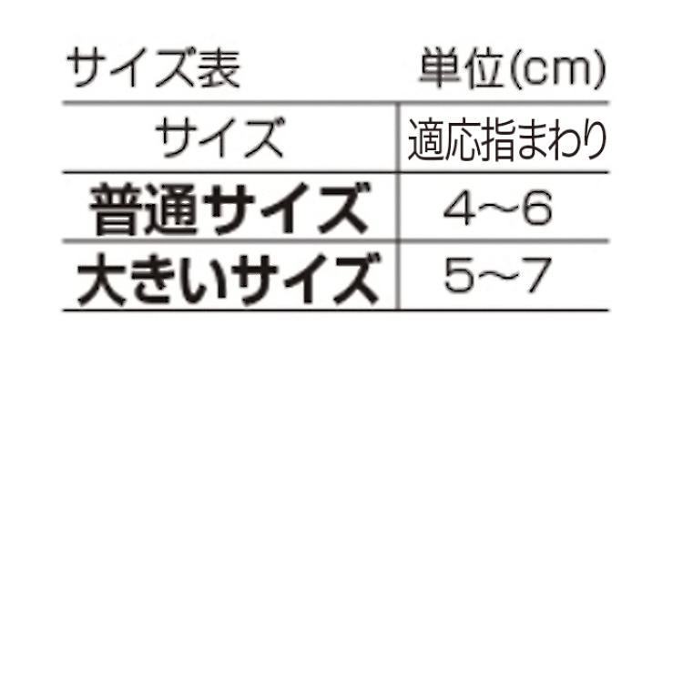 指関節まもりん同色同サイズ6個入り