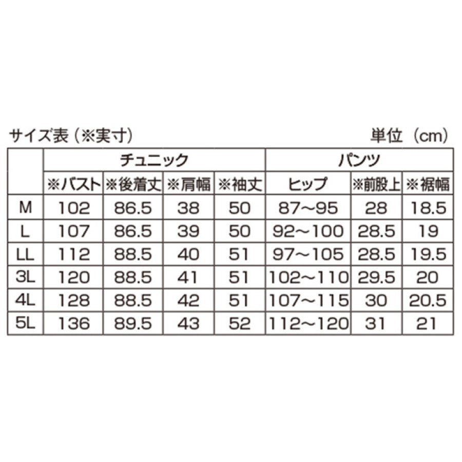 フォーマルチュニックパンツスーツ(4L・5L)