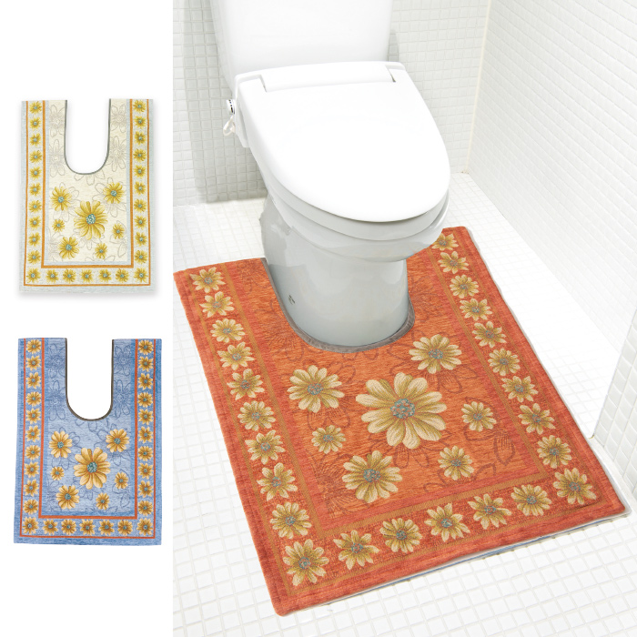 イタリア製 トイレマット＜マルゲリータ＞ 65&times;90cm