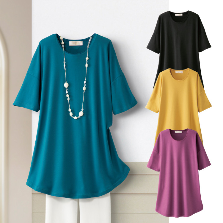 さらさらゆったりビッグプルオーバー