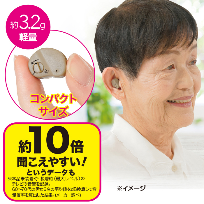 電池式集音器きこえ上手Ⅱ 2個組