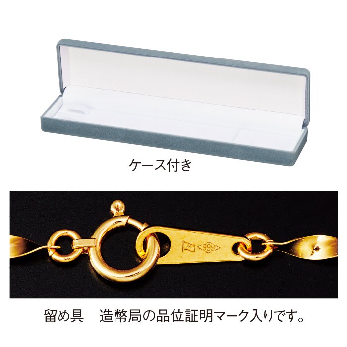 純金デザインネックレス