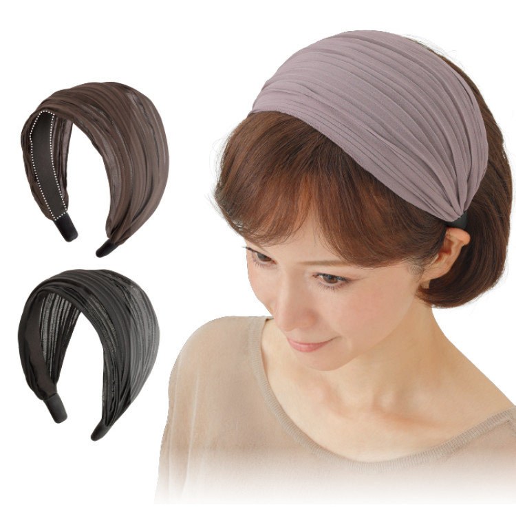 大人のふんわりカチューシャ